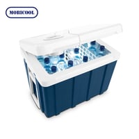 Elektrický chladiaci box Mobicool MQ40W s kolieskami a teleskopickou rukoväťou, 39 l, 12 V/230 V, režim Eco/Max, do auta, na loď, na kempovanie 3