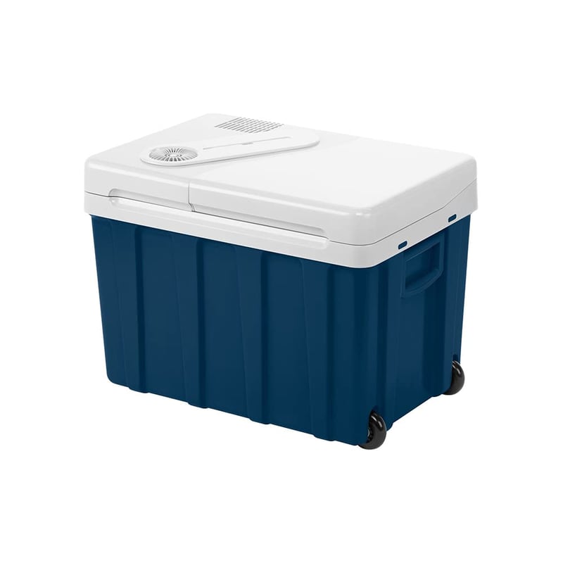 Elektrický chladiaci box Mobicool MQ40W s kolieskami a teleskopickou rukoväťou, 39 l, 12 V/230 V, režim Eco/Max, do auta, na loď, na kempovanie