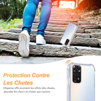 Priehľadný kryt na Xiaomi Redmi Note 11S (4G) 6,43", nárazuvzdorný bumper, puzdro na krk s popruhom 3