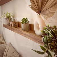 MOBILI FIVER 80 cm-es Képtartó Polc Szett 2 db Rustic Oak Olasz 6