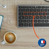 Drôtová klávesnica Mobility Lab DesignTouch pre Mac – sivá/čierna 2