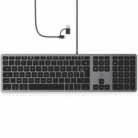 Drôtová klávesnica Mobility Lab DesignTouch pre Mac – sivá/čierna 1