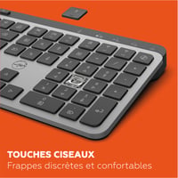 Tastatură wireless Mobility Lab KP450W – AZERTY, 2.4GHz USB + 2x Bluetooth, 25 taste rapide multimedia, încărcare USB-C, Windows 5