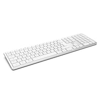 Bezdrôtová klávesnica Mobility Lab MAC Design Touch AZERTY (francúzska) pre Mac, bielo-strieborná 4