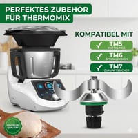 mobumeia rozsdamentes acél tésztakés Thermomix TM5 TM6 TMF készülékekhez 3