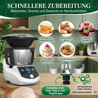 mobumeia rozsdamentes acél tésztakés Thermomix TM5 TM6 TMF készülékekhez 7