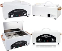 Mocoli 300W Száraz Hősterilizáló 200°C Köröm és Fodrász Eszköz Sterilizáló Időzítővel 6