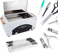 Mocoli 300W Száraz Hősterilizáló 200°C Köröm és Fodrász Eszköz Sterilizáló Időzítővel 1