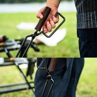 Mocoli 40 cm masszív kandalló faág mozgató csipesz hosszú fatuskó fogó égésálló kesztyűvel tűzrakóhoz és kályhához 4