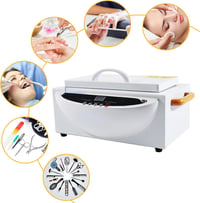Sterilizator cu aer cald Mocoli, 500 W, 2 l, 250°C, pentru instrumente de coafură și manichiură, cu cronometru și indicator luminos 8