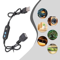 Mocoocouture Opakovaný USB predlžovací kábel s časovačom, 24-hodinovým digitálnym displejom a úsporným režimom pre domácu elektroniku a kuchynské spotrebiče 2