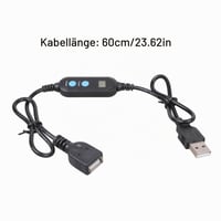 Mocoocouture Opakovaný USB predlžovací kábel s časovačom, 24-hodinovým digitálnym displejom a úsporným režimom pre domácu elektroniku a kuchynské spotrebiče 3