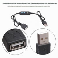 Mocoocouture Opakovaný USB predlžovací kábel s časovačom, 24-hodinovým digitálnym displejom a úsporným režimom pre domácu elektroniku a kuchynské spotrebiče 5