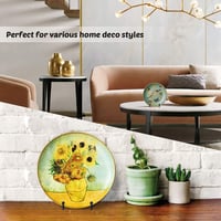 Mocoosy 4 Inch fekete vas tányértartó kiállítási állvány 2 darab 6