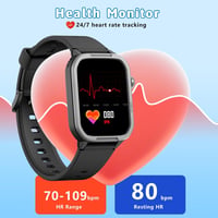 ModaWin gyerek okosóra fitnesz tracker - fekete - 6-16 éves korig 5