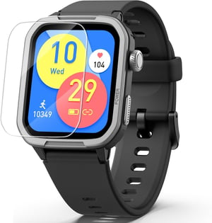 ModaWin dječji pametni sat i fitness tracker - crni - za uzrast od 6 do 16 godina