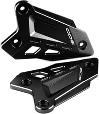 Modeer Kawasaki Z900 2018-2025 Z900SE Motoros CNC Lábtámasz Védő Saroktárcsa Fekete Alumínium Kiegészítő 3