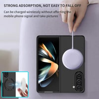 Magnetický kryt MODFYN kompatibilný s MagSafe pre Samsung Galaxy Z Fold5, čierny, tenký hybridný nárazuvzdorný ochranný kryt z PC 8