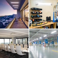 Modlicht LED fürdőszobai lámpa 120cm 36W 5000K vízálló IP65 fehér 6