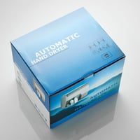 modunful Rozsdamentes Elektromos Kézszárító 2300W Automata Falra Szerelhető 9