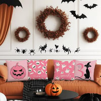 Moerstar Halloween párnahuzat szett 45x45cm tökök szellemek fledermaus mintás 4 darab 6
