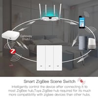 MOES Tuya ZigBee Wireless 9 Jelenet Okos Kapcsoló Távirányító Elemmel Működő Intelligens Otthon Automatizáláshoz 8