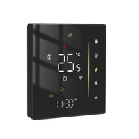 MOES WiFi Pametni Termostat za Podno Grijanje - Crni Zaslon Osjetljiv na Dodir, Regulator Grijanja s Tuya/Smart Life Aplikacijom, Alexa/Google Kontrola Glasom 1