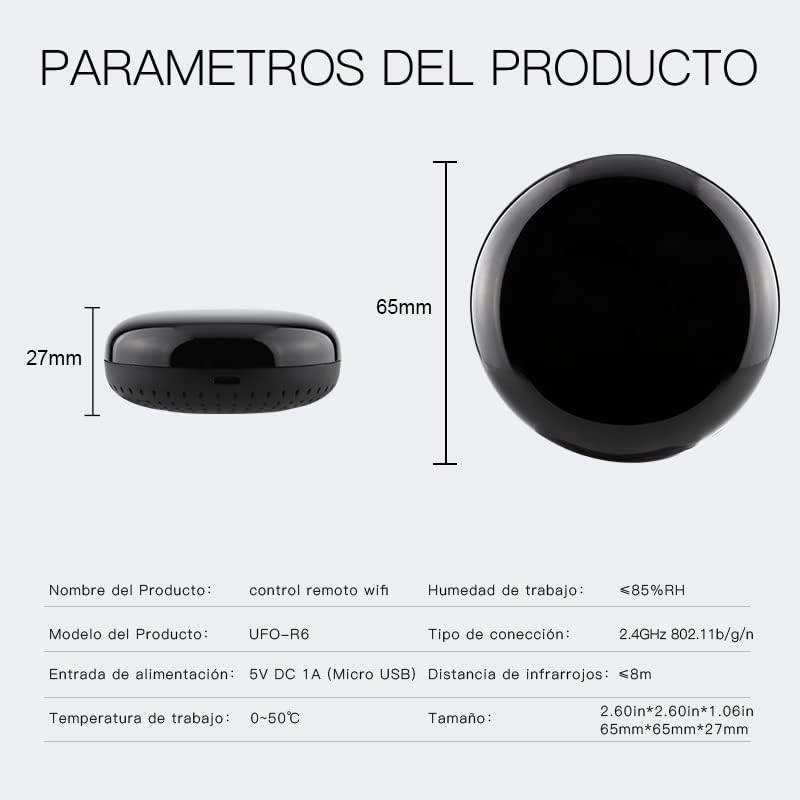 MOES WLAN Alexa távirányító okos eszközökhöz IR repeater infrared hub - IR Round