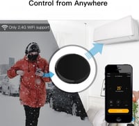 MOES WLAN Alexa távirányító okos eszközökhöz IR repeater infrared hub - IR Round 3