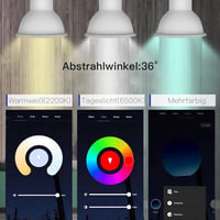 MOES ZigBee GU10 RGB Okos Izzó - Színes, Fényerőszabályozható, 5W, Alexa és Google Kompatibilis, Hangvezérelhető, Zene Szinkronizálás 3