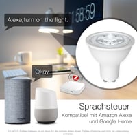 MOES ZigBee GU10 RGB Okos Izzó - Színes, Fényerőszabályozható, 5W, Alexa és Google Kompatibilis, Hangvezérelhető, Zene Szinkronizálás 2