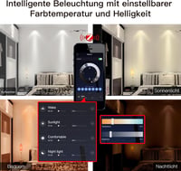 MOES ZigBee GU10 RGB Okos Izzó - Színes, Fényerőszabályozható, 5W, Alexa és Google Kompatibilis, Hangvezérelhető, Zene Szinkronizálás 4