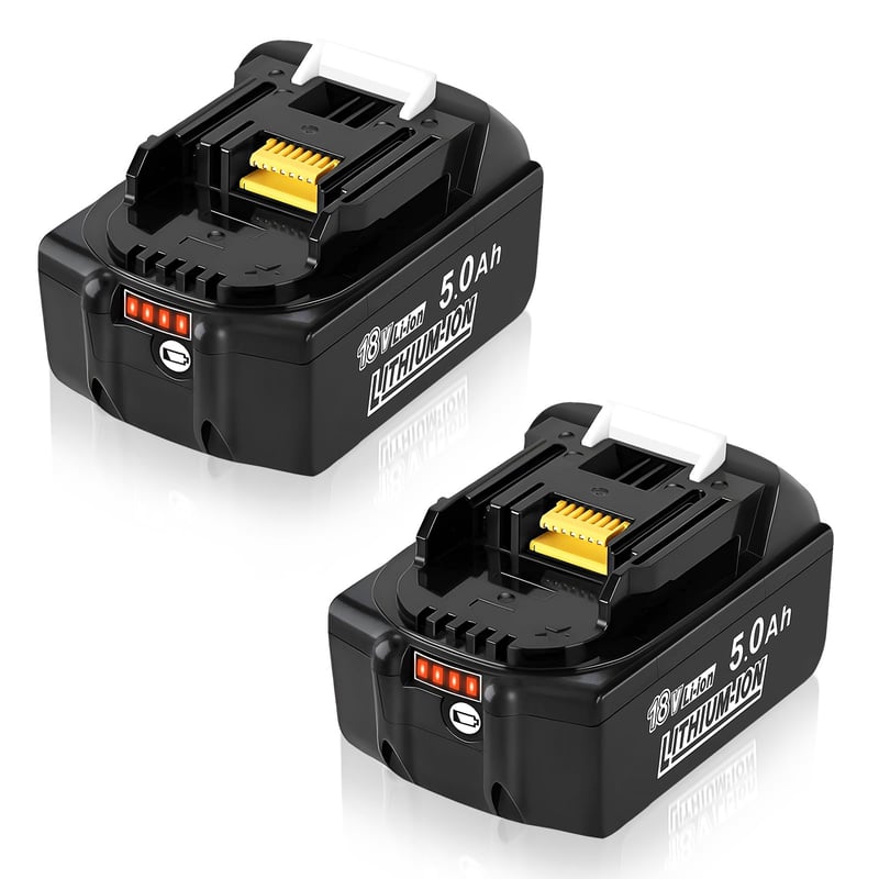 MoeuGreenBattX 5000 mAh náhradná batéria pre Makita 18V – kompatibilný akumulátor BL1850B BL1860B