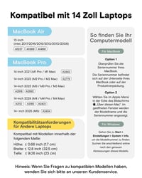 MOFT Puzdro a stojan na notebook 13 – 14 palcov, vegánska koža, rozšíriteľný úložný priestor, 2 uhly sklonu, kompatibilné s MacBook Air/Pro 13 – 14, zelená (Tidal Green) 8