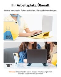 MOFT Puzdro a stojan na notebook 13 – 14 palcov, vegánska koža, rozšíriteľný úložný priestor, 2 uhly sklonu, kompatibilné s MacBook Air/Pro 13 – 14, zelená (Tidal Green) 6