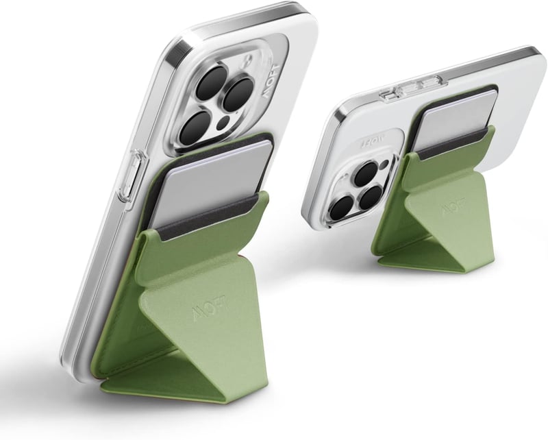 MOFT Mágneses Telefontárca Állvány MagSafe iPhone 16 15 14 13 12 Bőr Kártyatartó