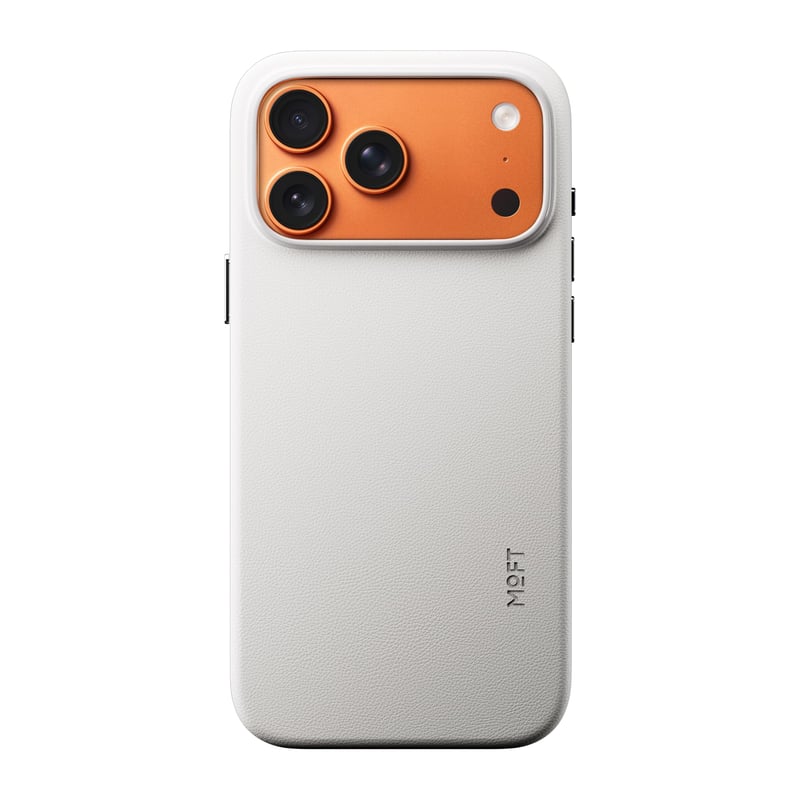 MOFT MOVAS magnetska maskica od veganske kože za iPhone 17 Pro Max - Grisalla