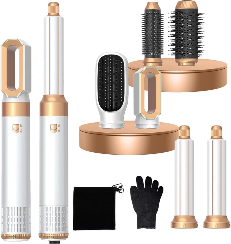 MogaWave Pro Airbrush 6 az 1-ben Hajstyler 1000W Hajszárító Göndörítő