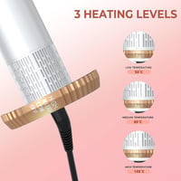 MogaWave Pro Airbrush 6 az 1-ben Hajstyler 1000W Hajszárító Göndörítő 7