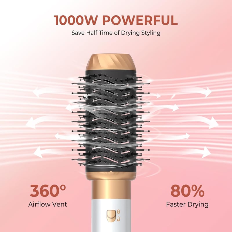 MogaWave Pro Airbrush 6 az 1-ben Hajstyler 1000W Hajszárító Göndörítő