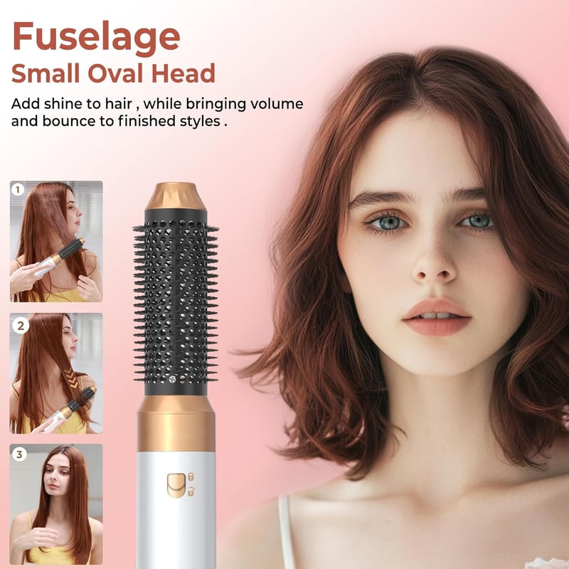 MogaWave Pro Airbrush 6 az 1-ben Hajstyler 1000W Hajszárító Göndörítő