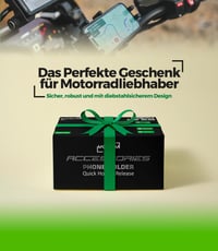 Suport telefon pentru motocicletă MOGGAM Trail Lock cu amortizare a vibrațiilor, pentru telefoane de 5,4-7,2 inchi - negru 8