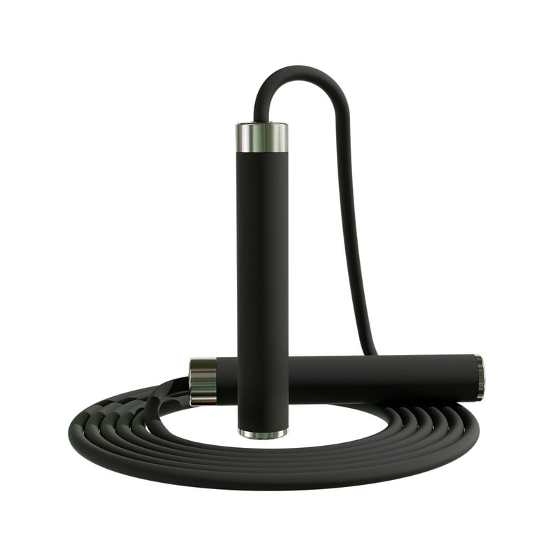 Coardă de sărit MOGOLD 3 m - Coardă de sărit cu rulmenți dubli și mânere din silicon pentru bărbați, femei și copii, pentru antrenament cardio și de rezistență