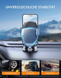 Držiak na mobil do auta Mohard, so silnou prísavkou, otočný o 360°, rýchle uvoľnenie, pre telefóny s uhlopriečkou 4-7 palcov, stabilné a odolné vyhotovenie 3