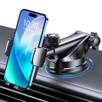 Držiak na mobil do auta Mohard, so silnou prísavkou, otočný o 360°, rýchle uvoľnenie, pre telefóny s uhlopriečkou 4-7 palcov, stabilné a odolné vyhotovenie 1