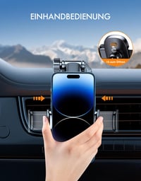 Držiak na mobil do auta Mohard, so silnou prísavkou, otočný o 360°, rýchle uvoľnenie, pre telefóny s uhlopriečkou 4-7 palcov, stabilné a odolné vyhotovenie 6