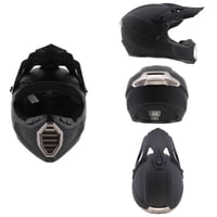 Cască moto integrală MoHelmHui pentru motocross/enduro, cu ochelari și mănuși - negru 5