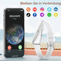 Brățară fitness inteligentă Moikmlih, peste 170 de moduri sport, monitorizare puls și somn, GPS, rezistență la apă IP68, 45-60 de zile autonomie în standby, compatibilă cu smartphone 5