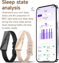 Brățară fitness inteligentă Moikmlih, peste 170 de moduri sport, monitorizare puls și somn, GPS, rezistență la apă IP68, 45-60 de zile autonomie în standby, compatibilă cu smartphone 3