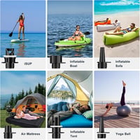 Mojimdo Elektromos SUP Pumpa 20PSI - Újratölthető Akkumulátoros Légpumpa Vészvilágítással, 6 Fúvókával, Paddleboardhoz, Kajakhoz, Matrachoz 7